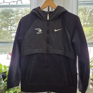 Black Nike Zip-Up Hoodie
